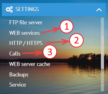 MyChat Server settings