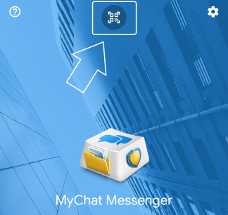 Сканер QR кода в MyChat для Android