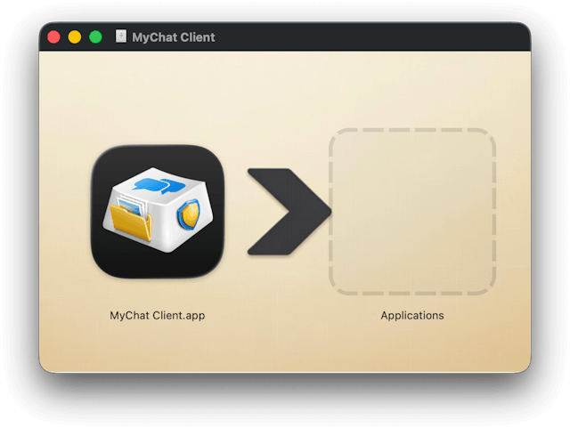 Установщик MyChat Client для macOS