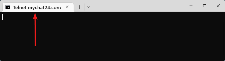telnet success